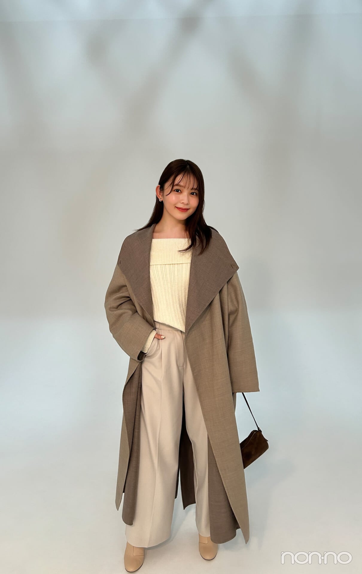 ノンノモデルの冬私服2026久間田琳加の全身