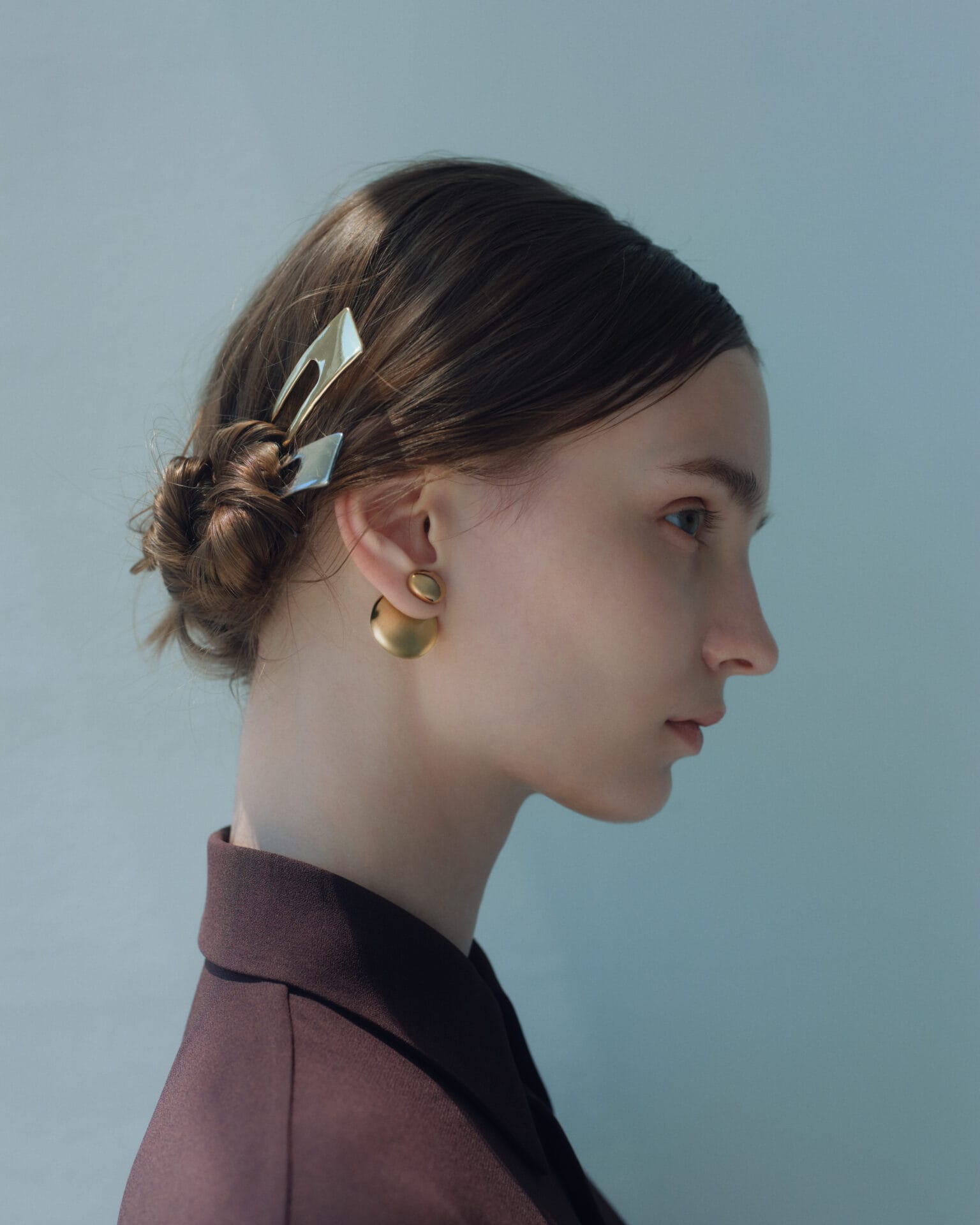 NNのヘアスティック×シュシュのセット着用画像2