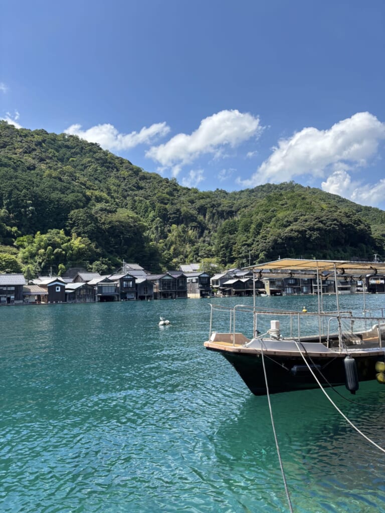 伊根の舟屋を巡る海上タクシー