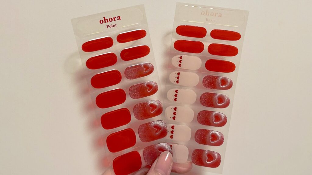 ネイルシールのシート