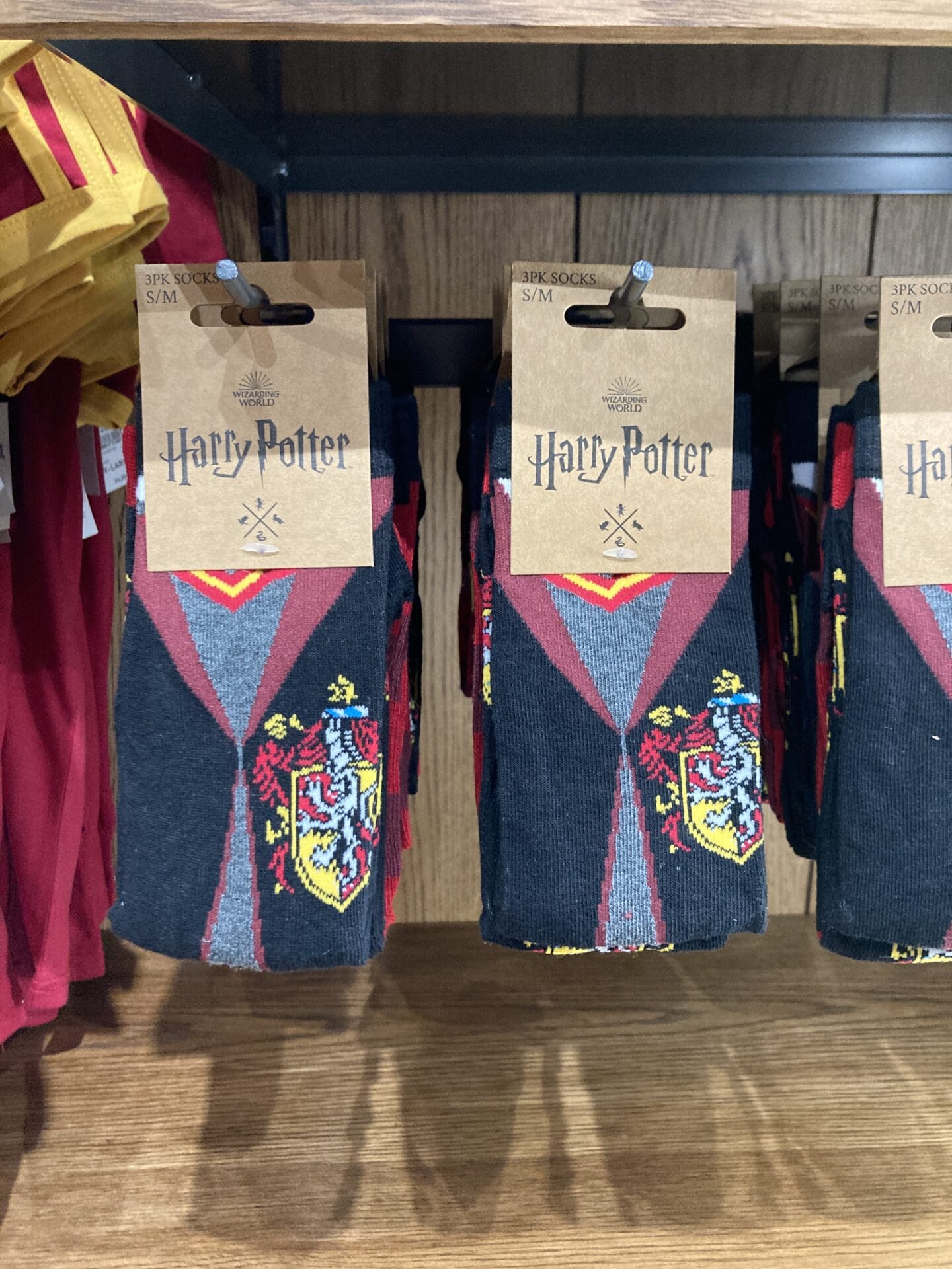 グリフィンドール三足組ソックス正面