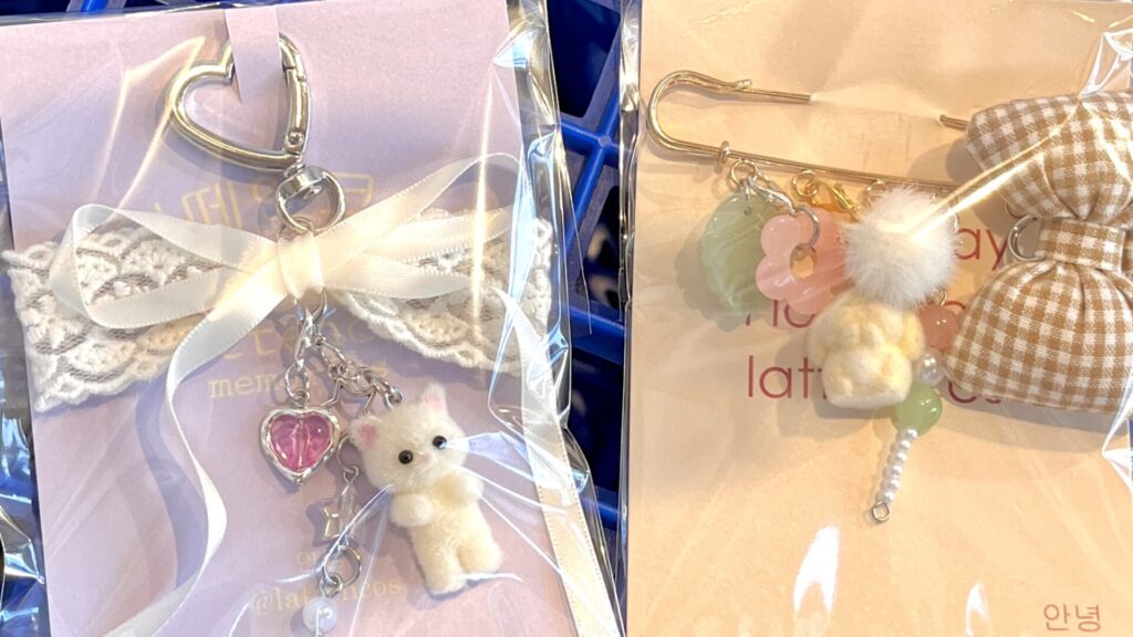 ラッピング後のキーリング