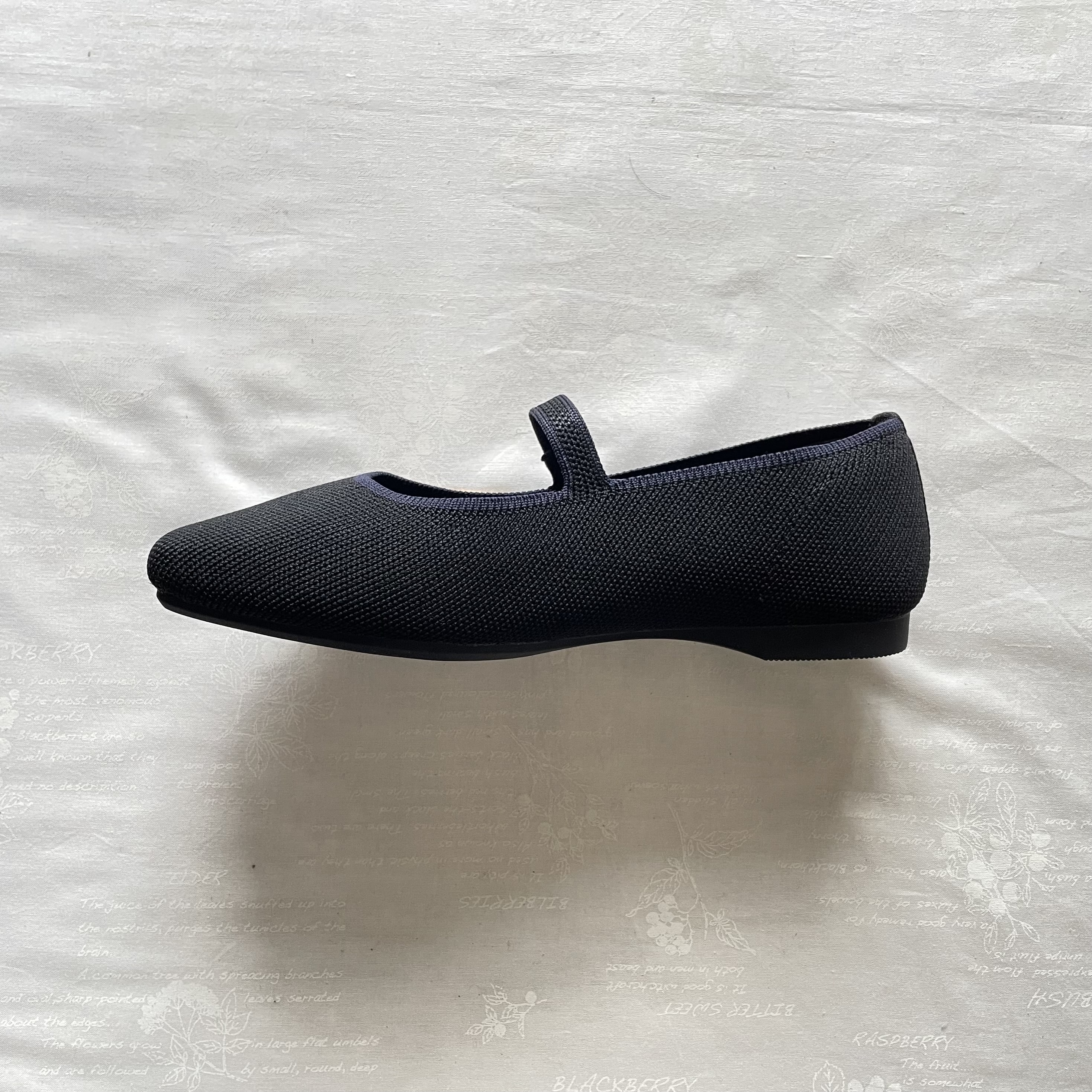 スクエアニットメリージェーン　横