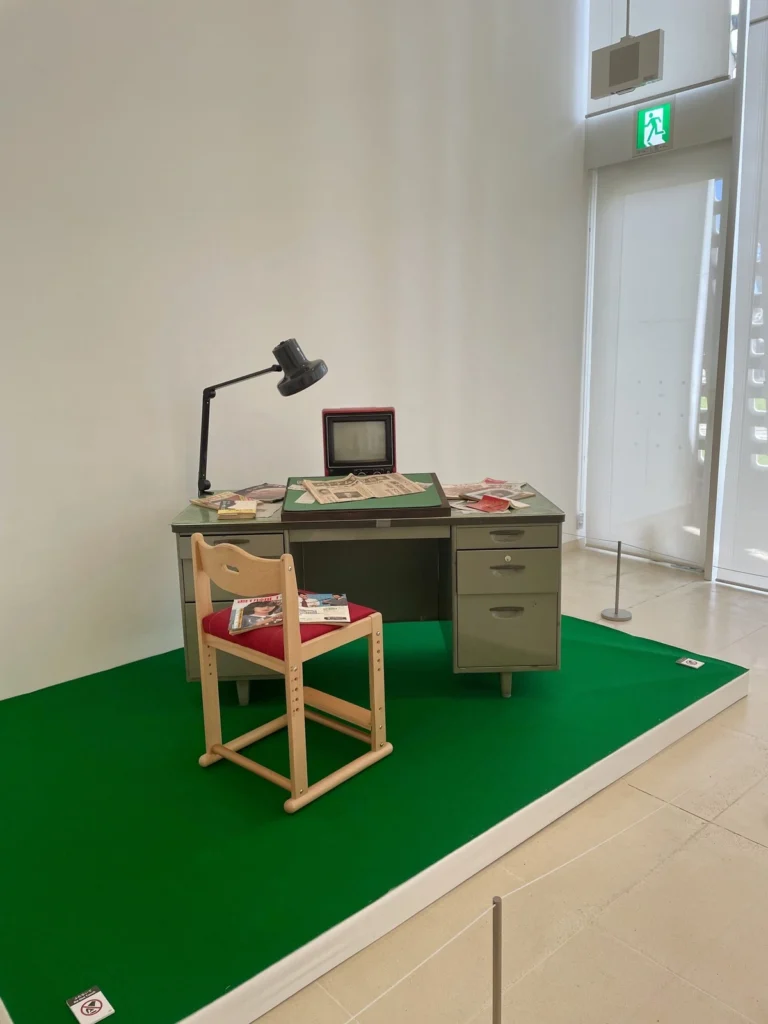 手塚治虫先生が使用していた作業机の再現