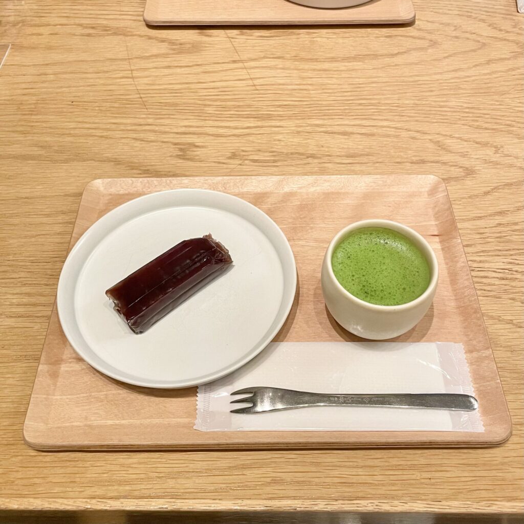 すすむ屋茶店 抹茶 ひと口ようかん(小倉) 鹿児島 カフェ