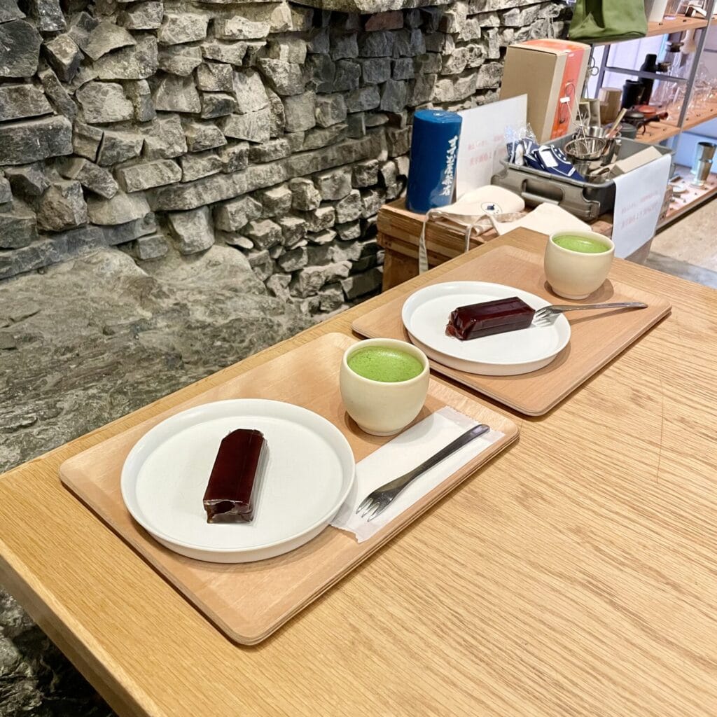 すすむ屋茶店 抹茶 ひと口ようかん(小倉) 2人分