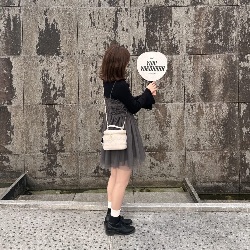 フリルチュール×ニットミニワンピースセットアップ