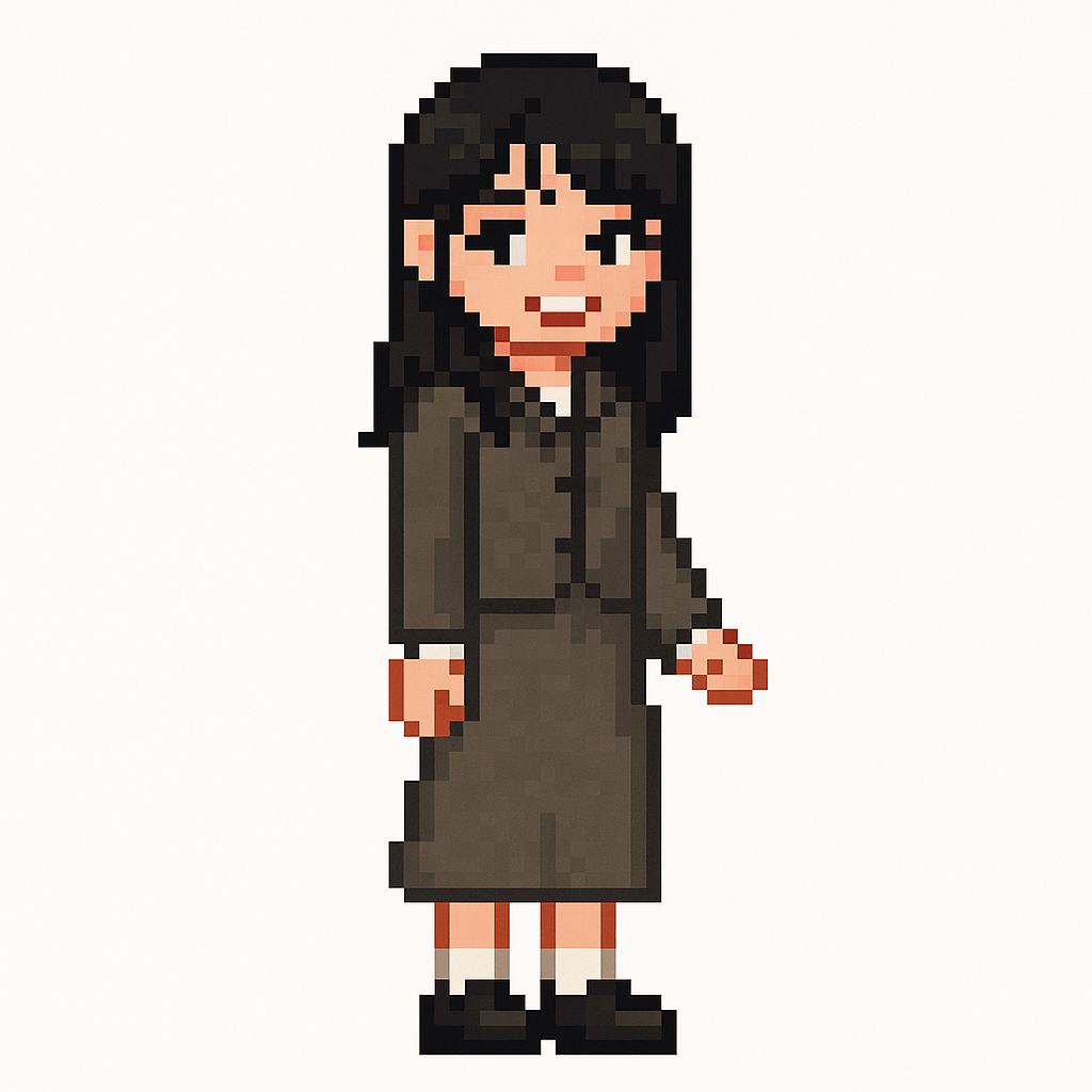 ドット絵 チャットGPT グレー セットアップ