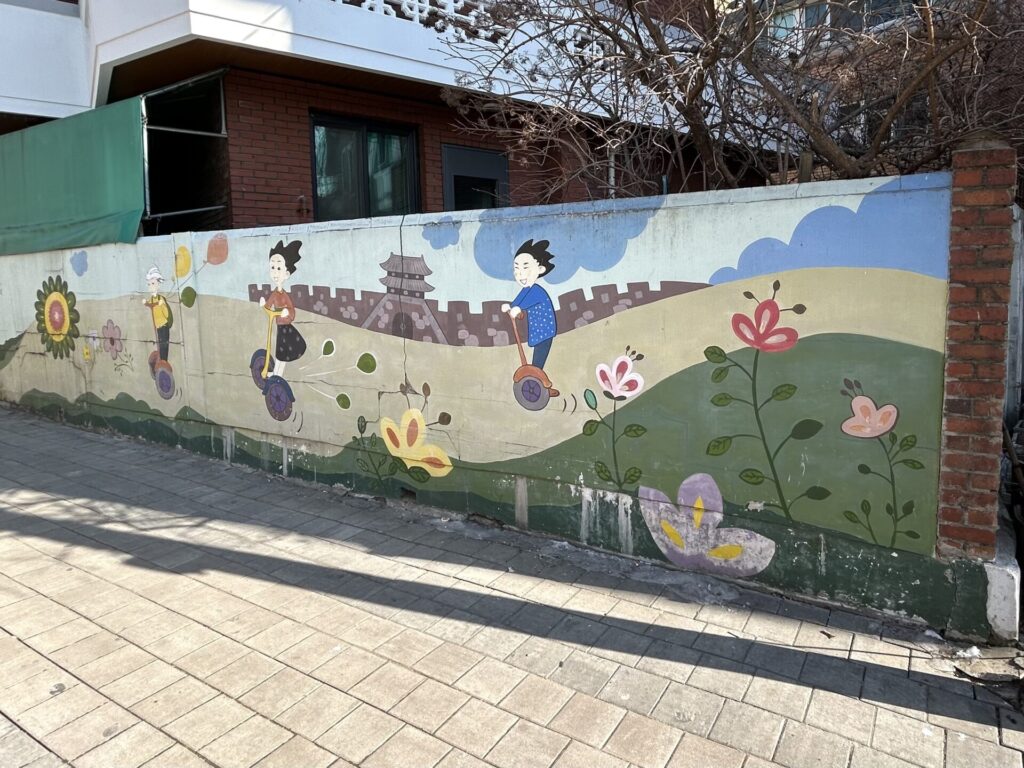 韓国　水原　スウォン　ソンジェ背負って走れ　撮影地