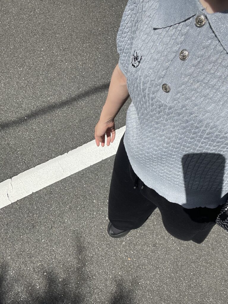 GU 夏コーデ サマーニット スウェット