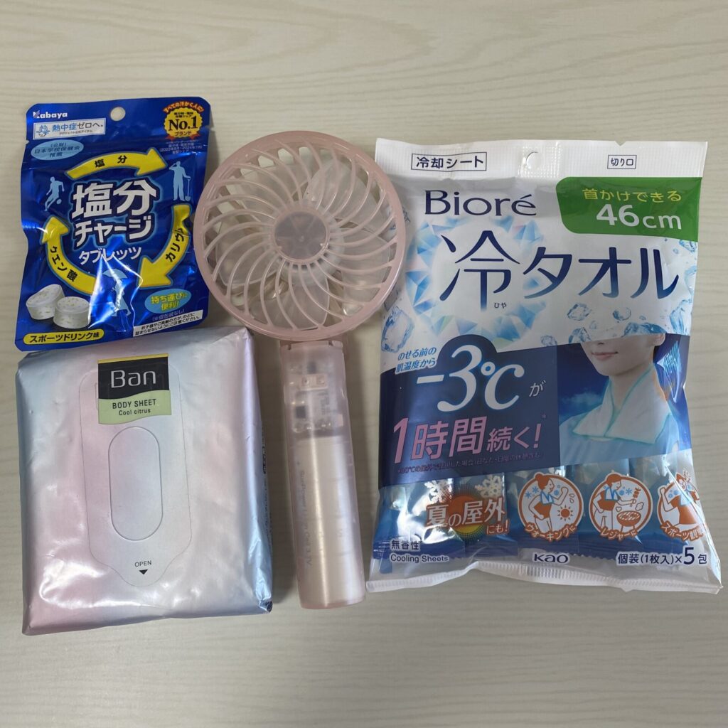 真夏のコンサートの必需品