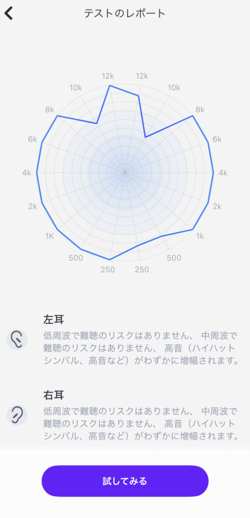 「Personi-Fi 3.0」の診断結果