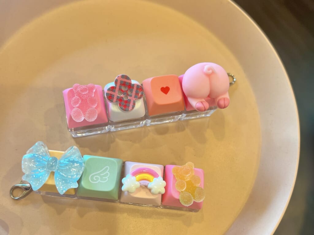 制作完了した、キーボードキーリング