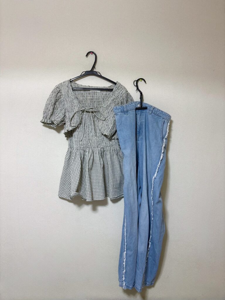 カフェでランチする日のコーデ