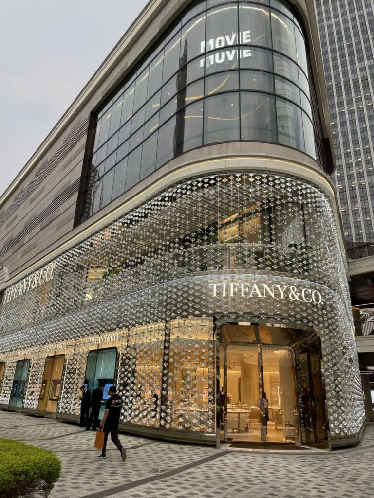 ティファニー TIFFANY&CO 外観 上海 前灘太古里