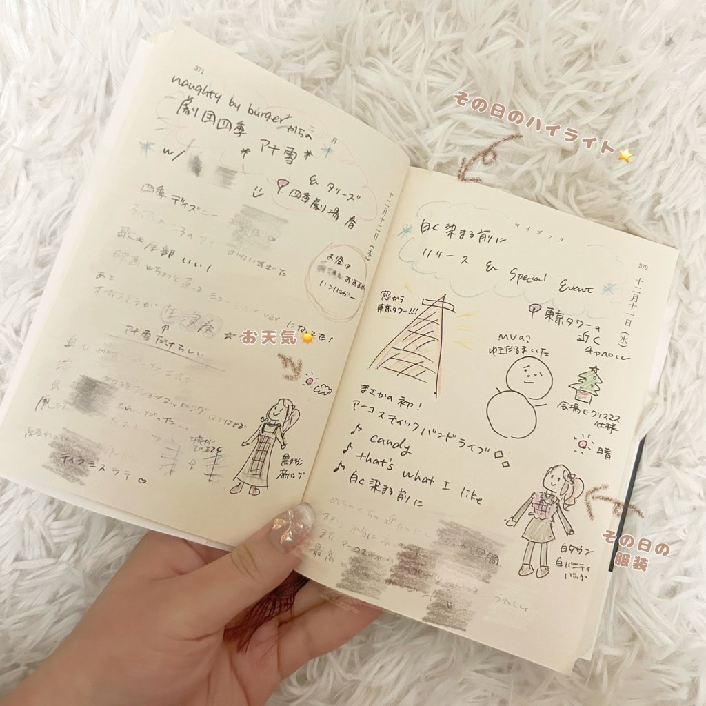 マイブック　中身