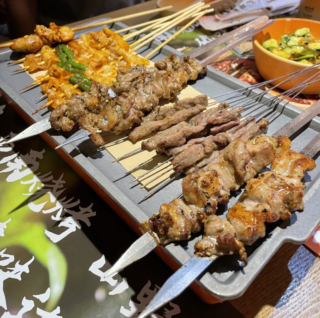 大肆撸串 无忧酒肆　中国　焼肉　串　牛　羊