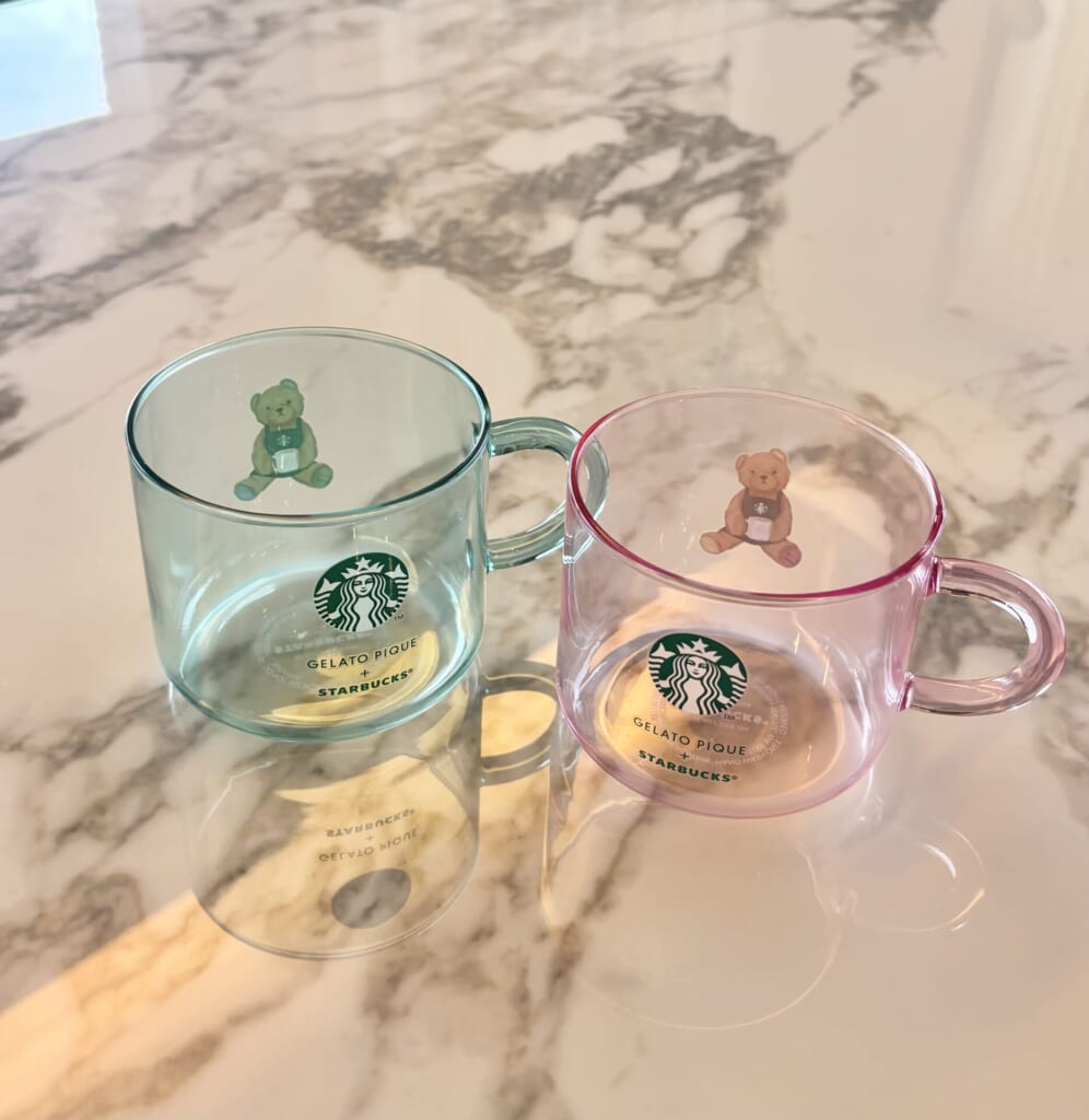 グラスマグカップ2種類