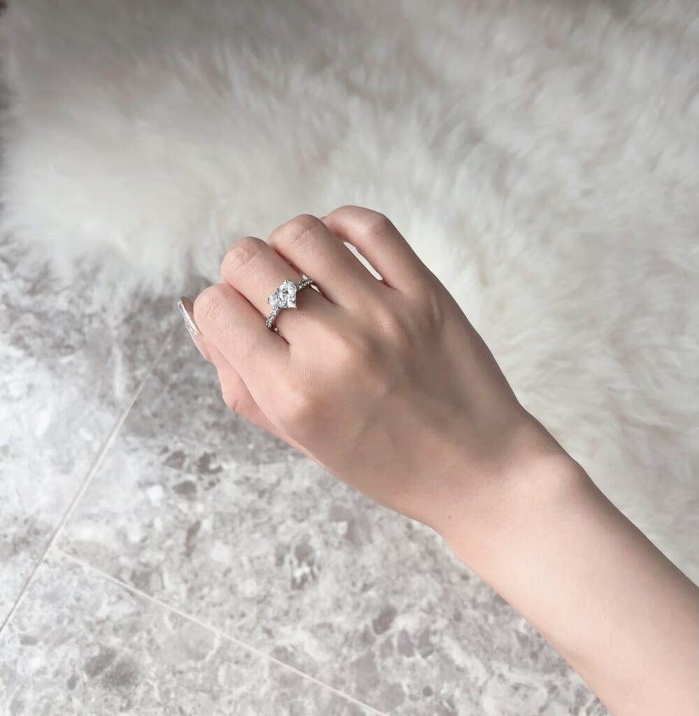 リング着用画像