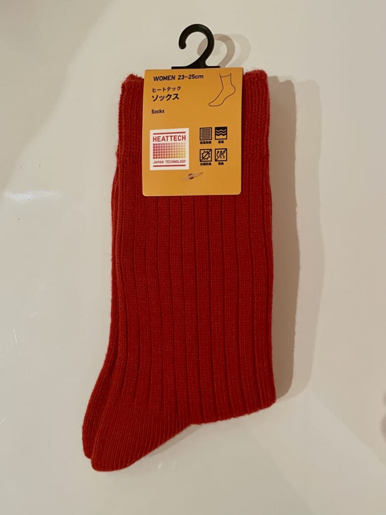 ヒートテックソックス/リブ