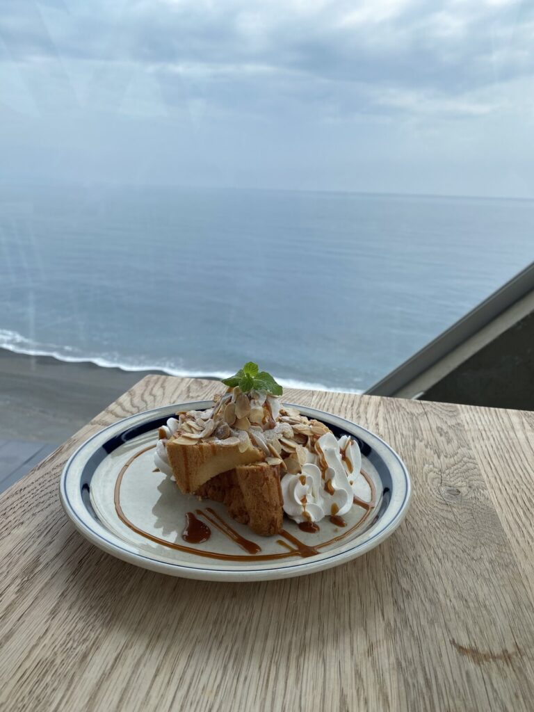 キャラメルアーモンドシフォンケーキ