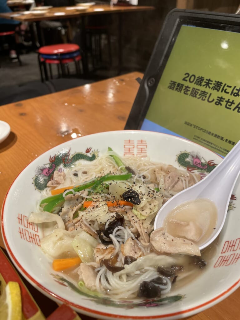 ひょうご五国ワールド　神戸三宮横丁　汁ビーフン