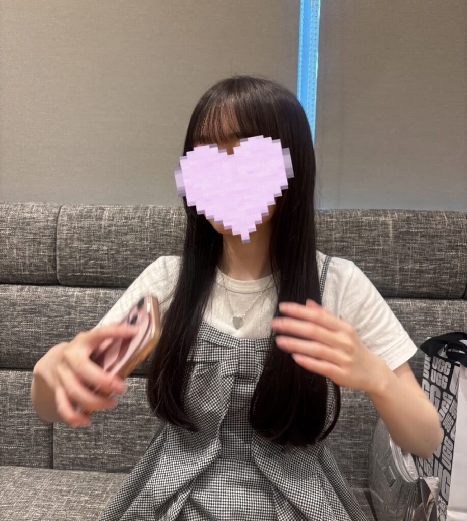 髪がまとまっていて、痛みも目立たず綺麗な状態