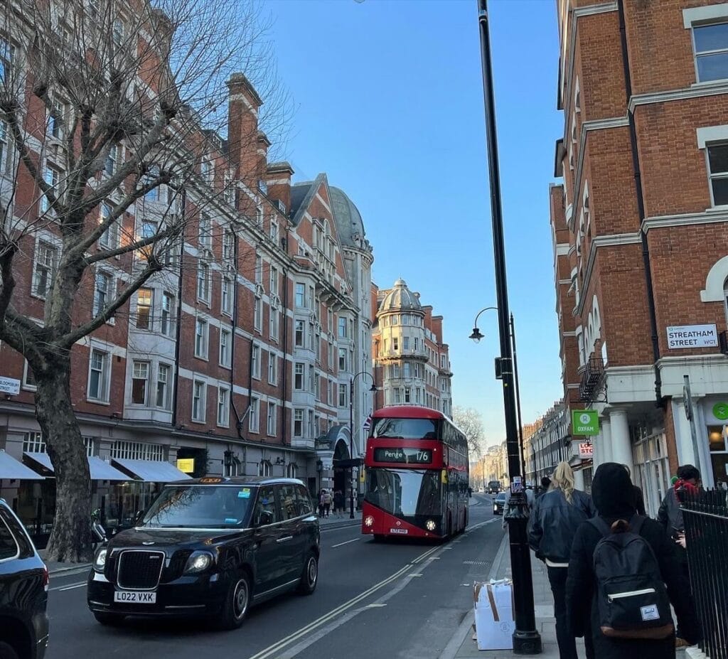 ロンドンの街並み