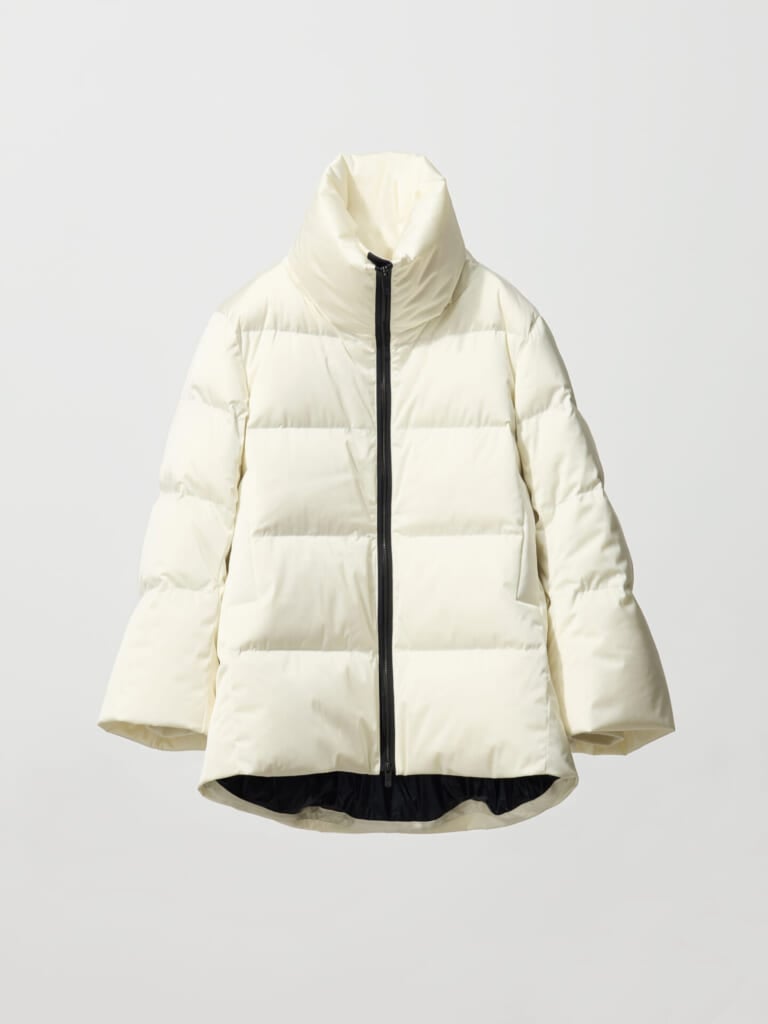 ユニクロ+Jのダウンボリュームジャケットのホワイト