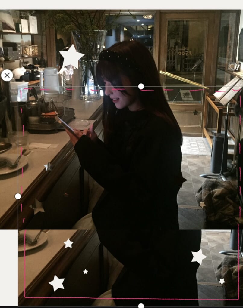 切り抜き加工　ポイント