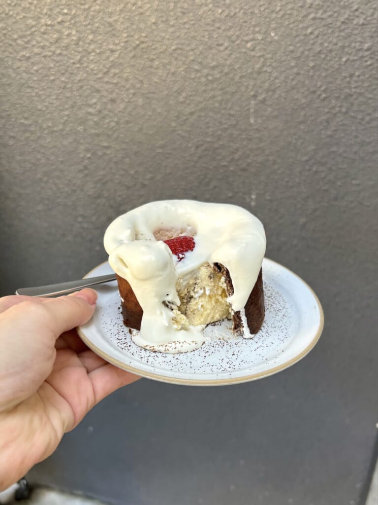 キャンドルケーキの中身