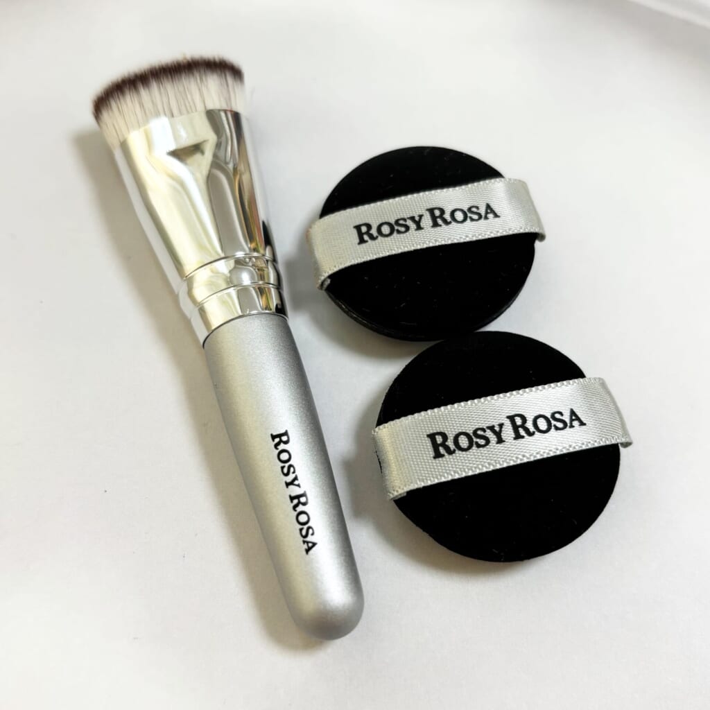 マルチファンデブラシ＆パフ〈プチサイズ〉
