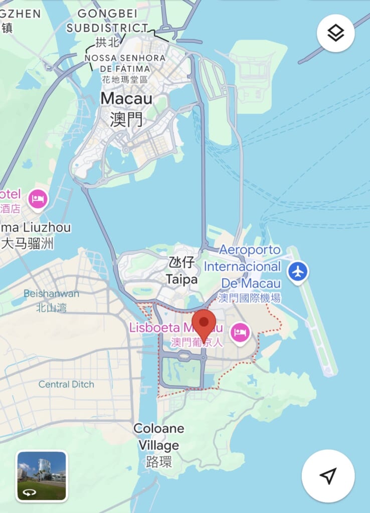 マカオ　地図