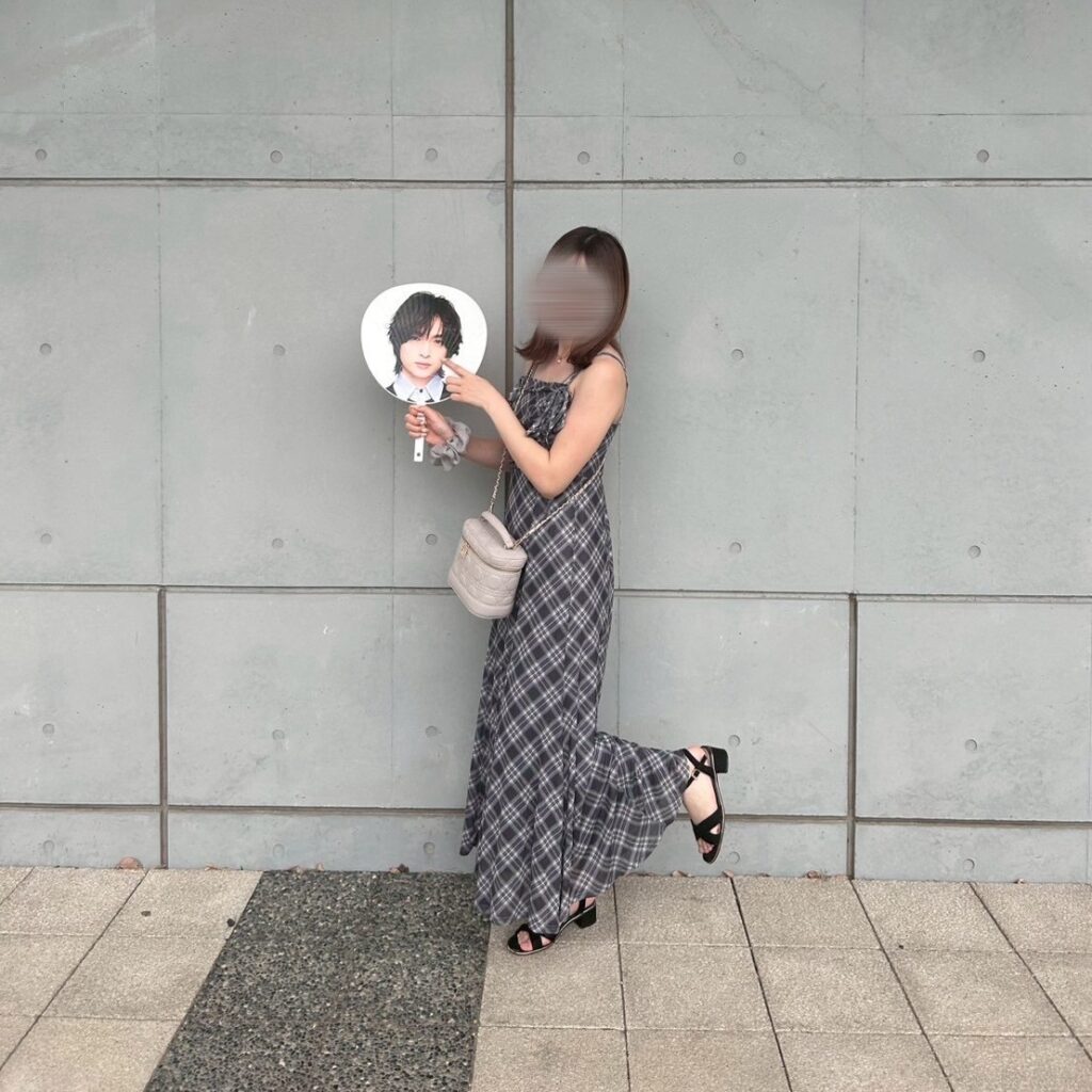 ワンピース着用