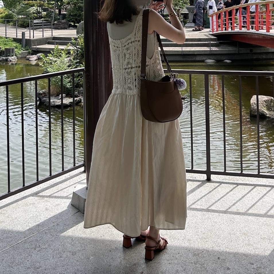 ワンピース着用