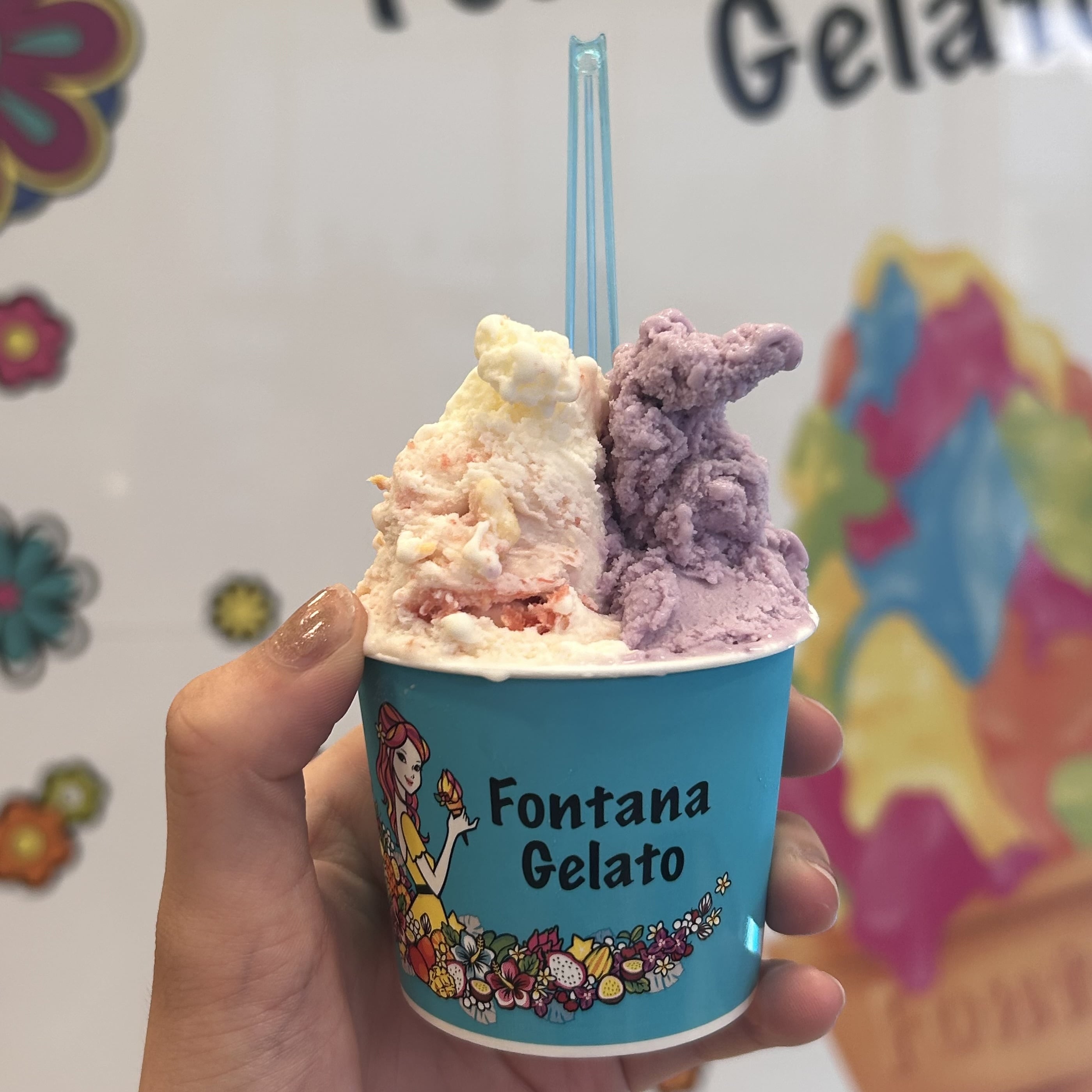 ストロベリーチーズケーキと紅芋