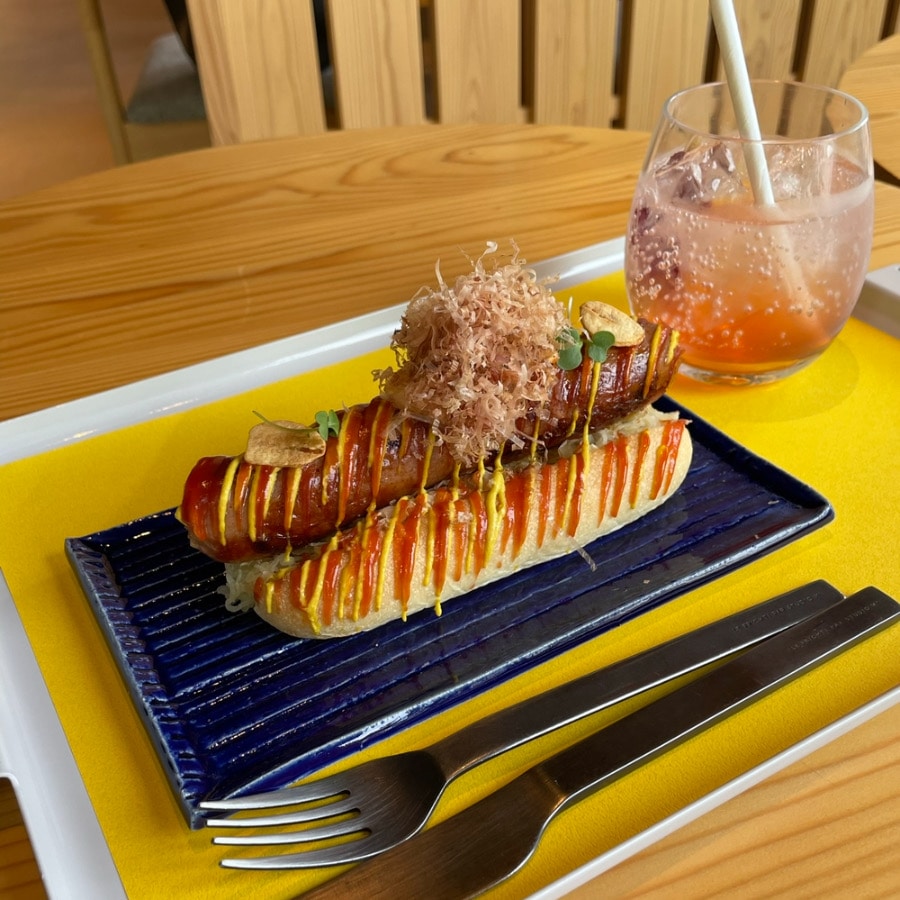 「カツオドッグ」と「ミョウガエード」