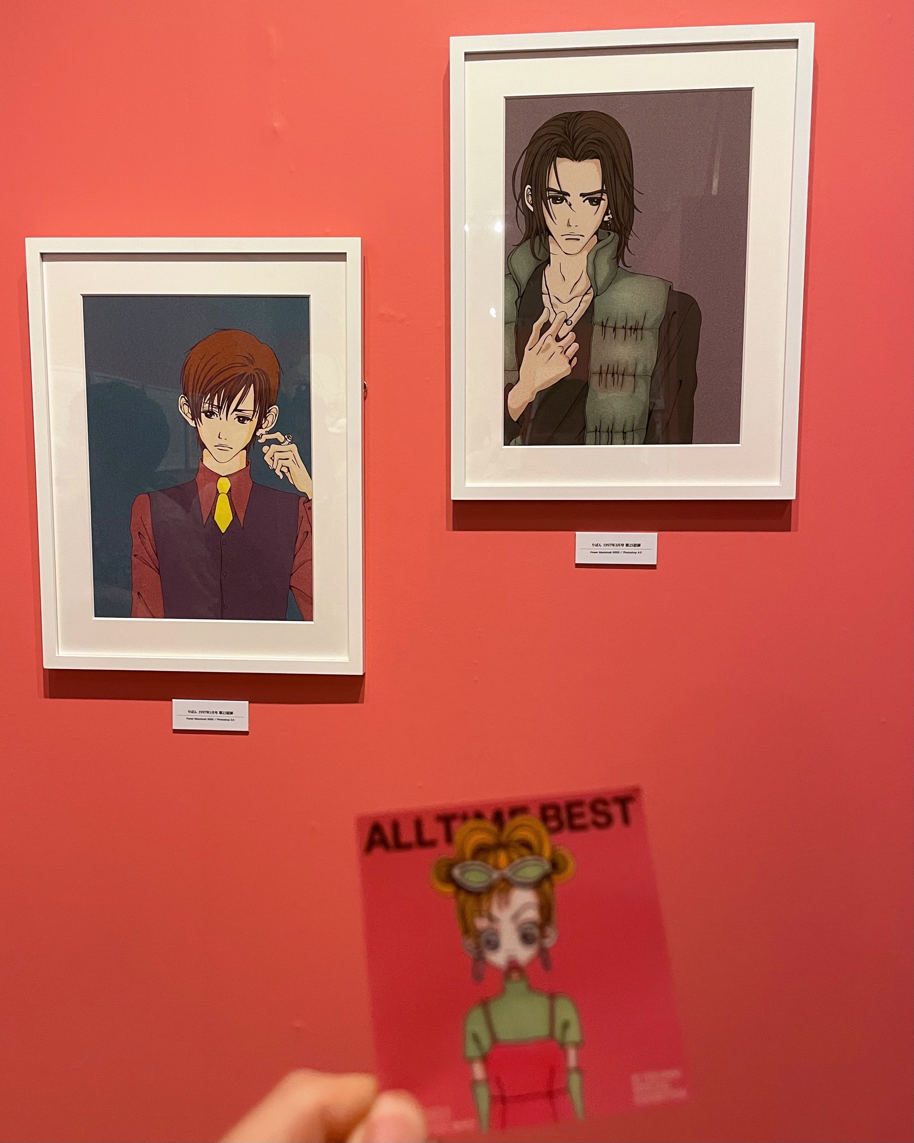 矢沢あい展にて撮影