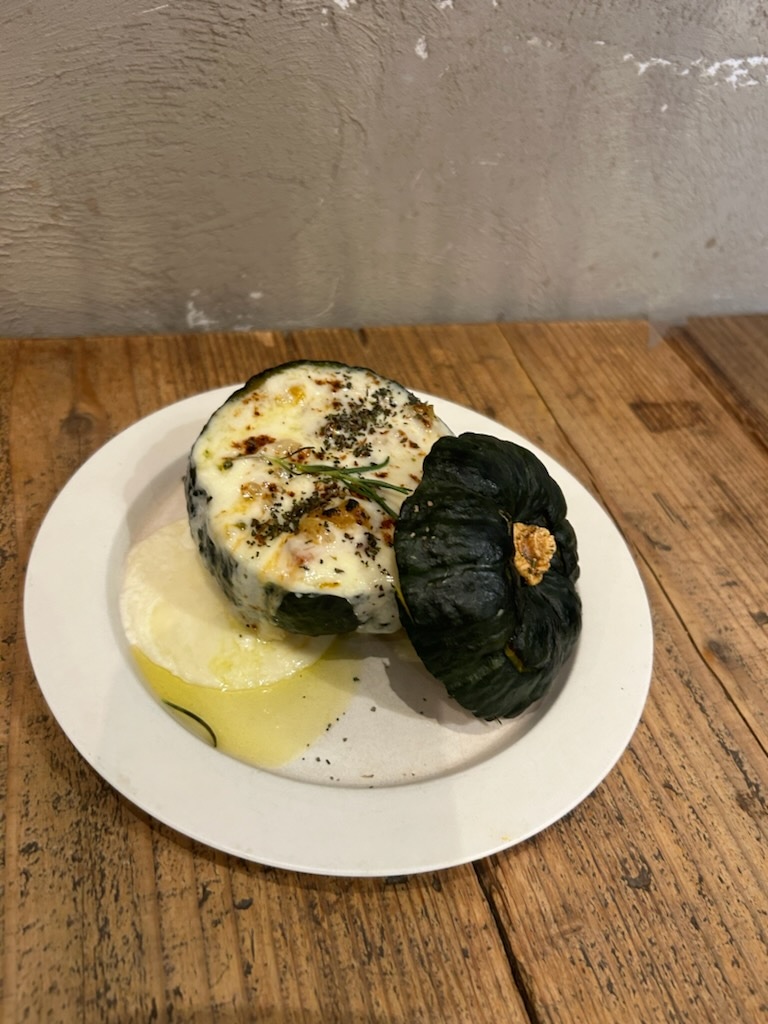 まるごとかぼちゃリゾット