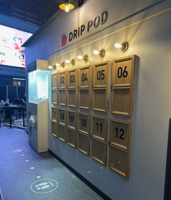 カプセル珈琲店の様子