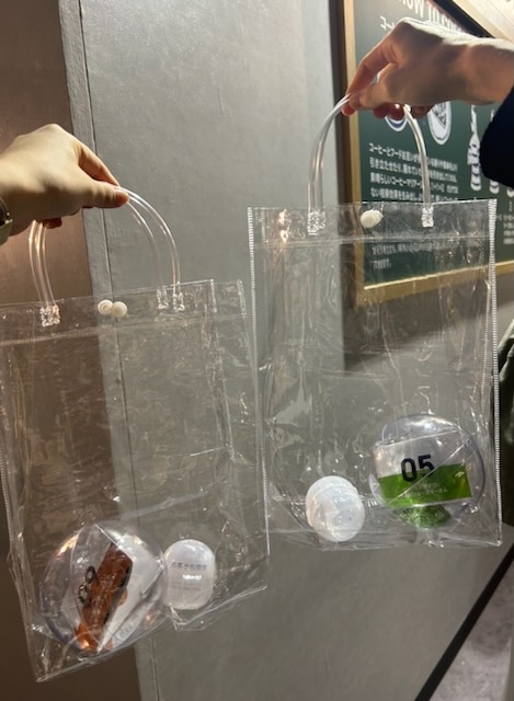 カプセル珈琲店で出てきたカプセルの組み合わせ