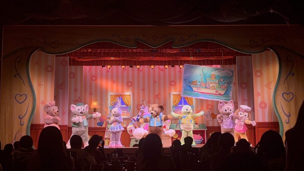 ダッフィー＆フレンズのショーの様子