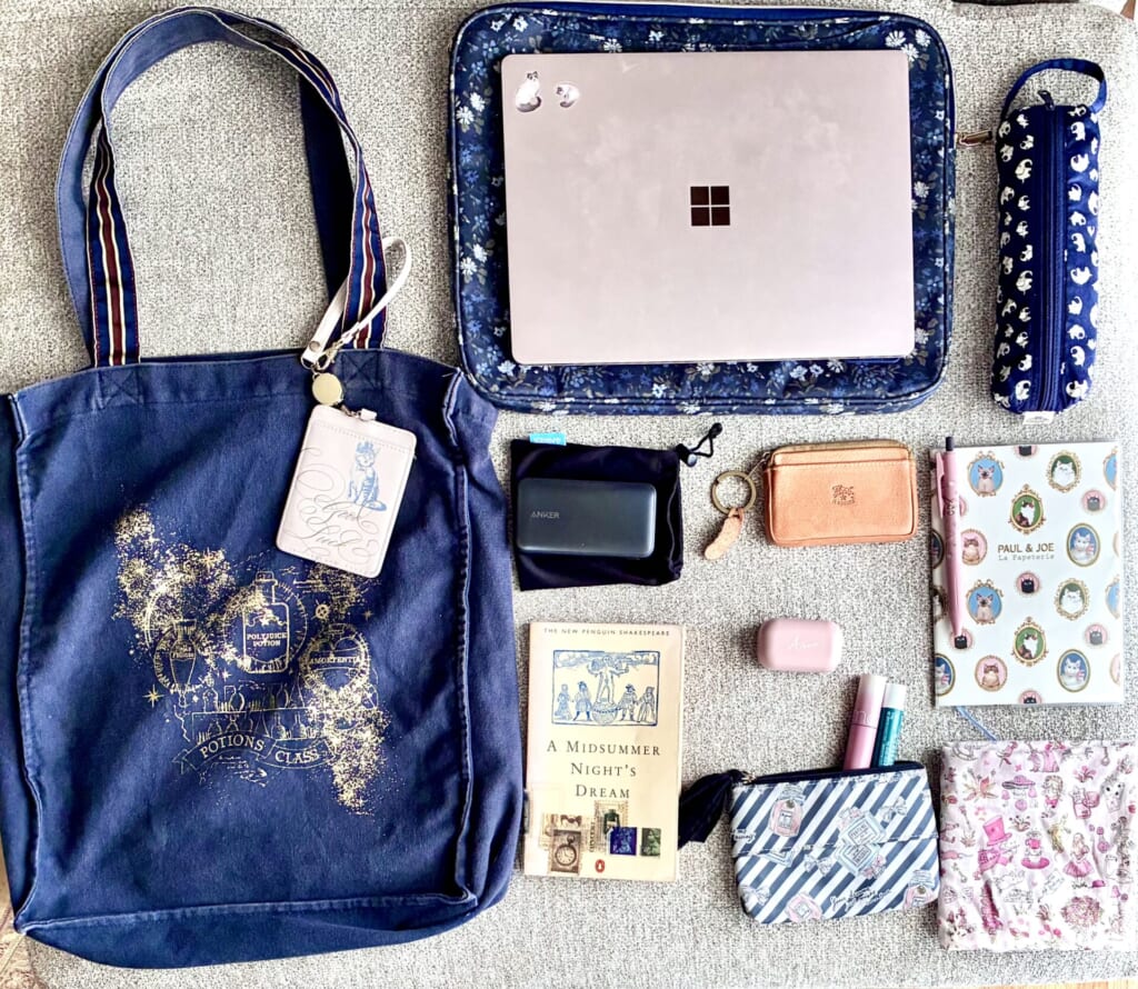 通学時の持ち物