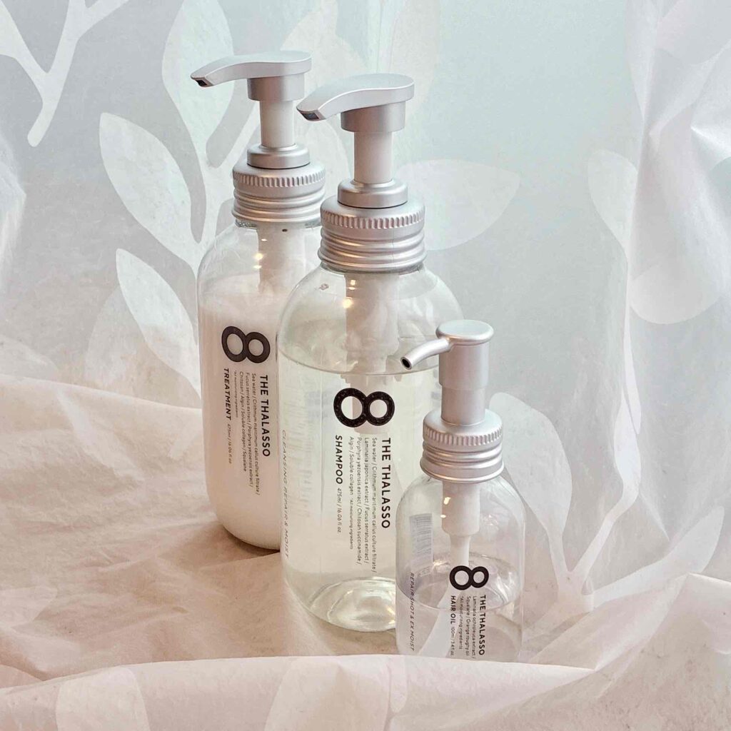 8 THE THALASSOのシャンプー、トリートメント、オイル