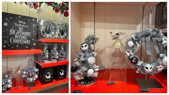 ディズニーストアクリスマス2025 ナイトメアビフォアクリスマスモチーフアイテム
