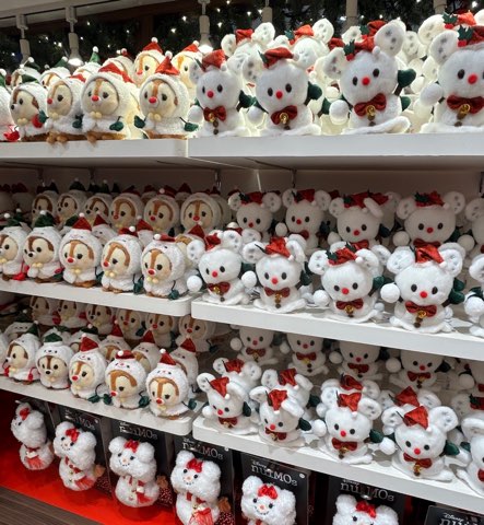 ディズニーストアクリスマス2025 うるぽちゃちゃん(デール、雪だるま)