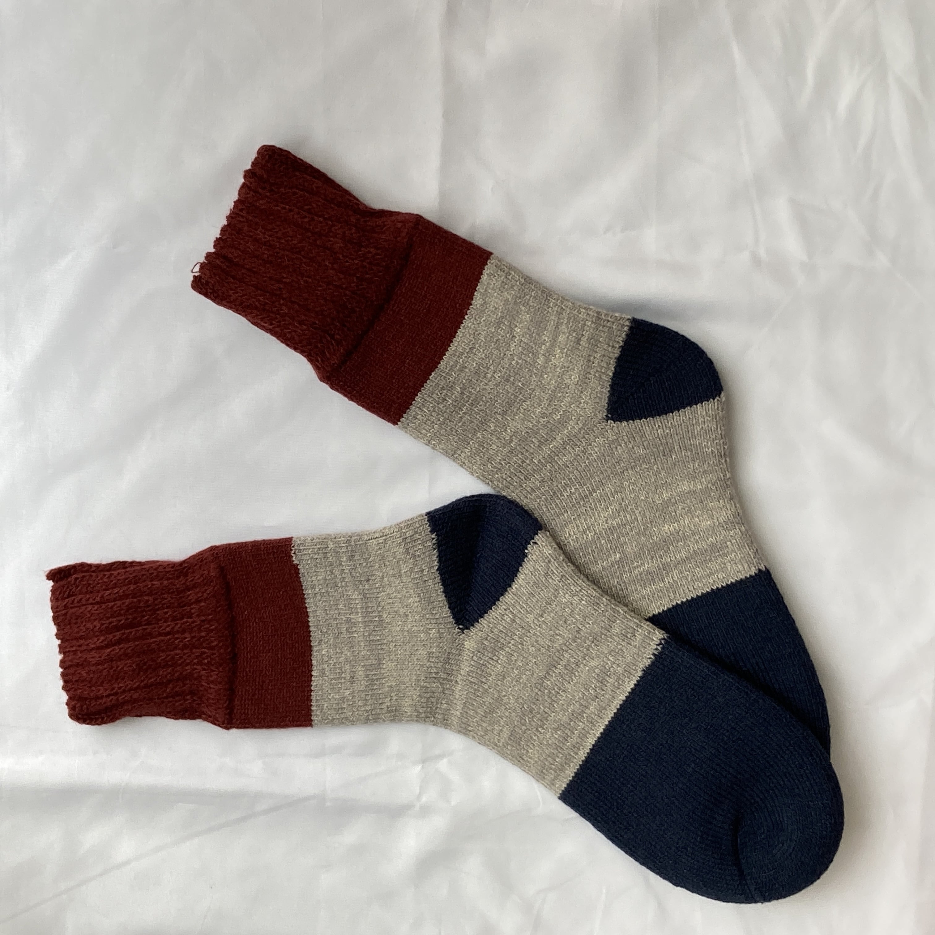 厚手靴下上から