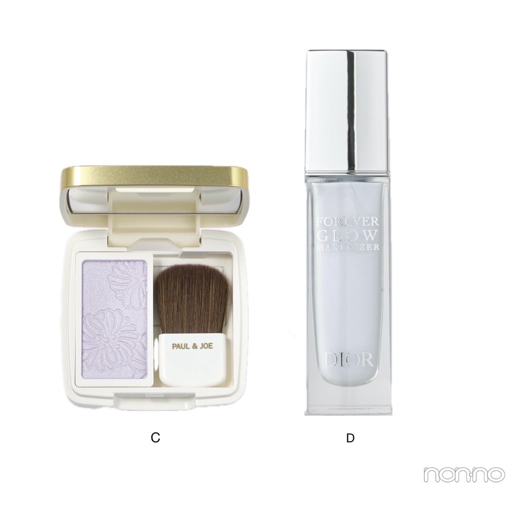 ブルべ夏におすすめの頬のメイクで使ったコスメ