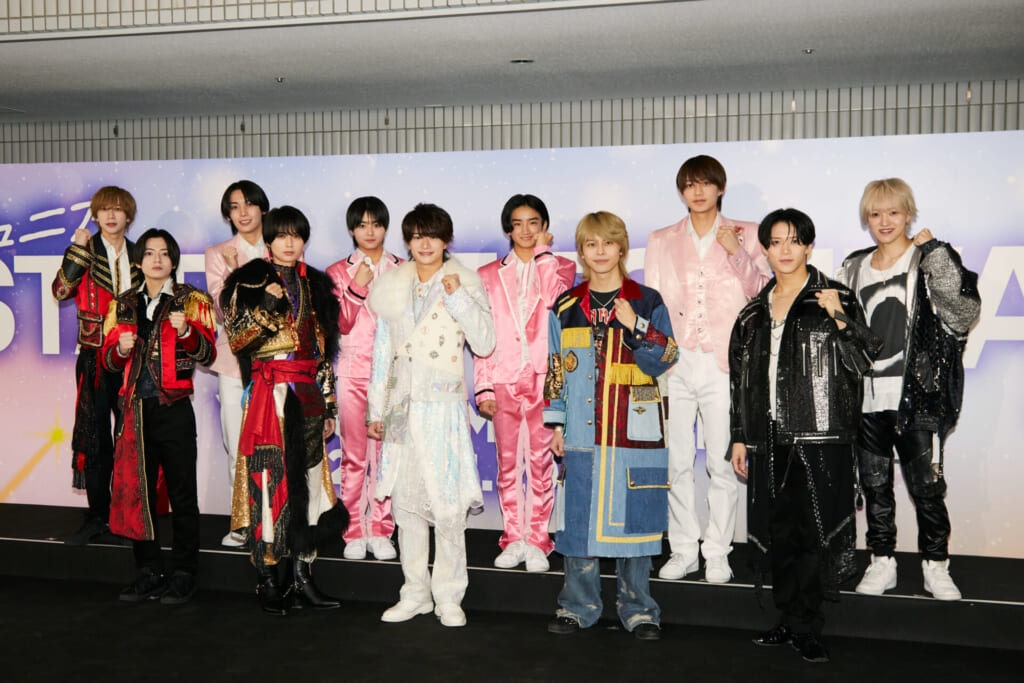 ライブ前記者会見に登場したジュニアの皆さん