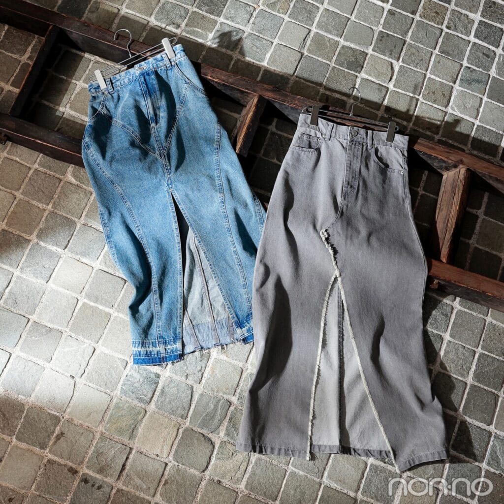 スリットスカートのバリエーション